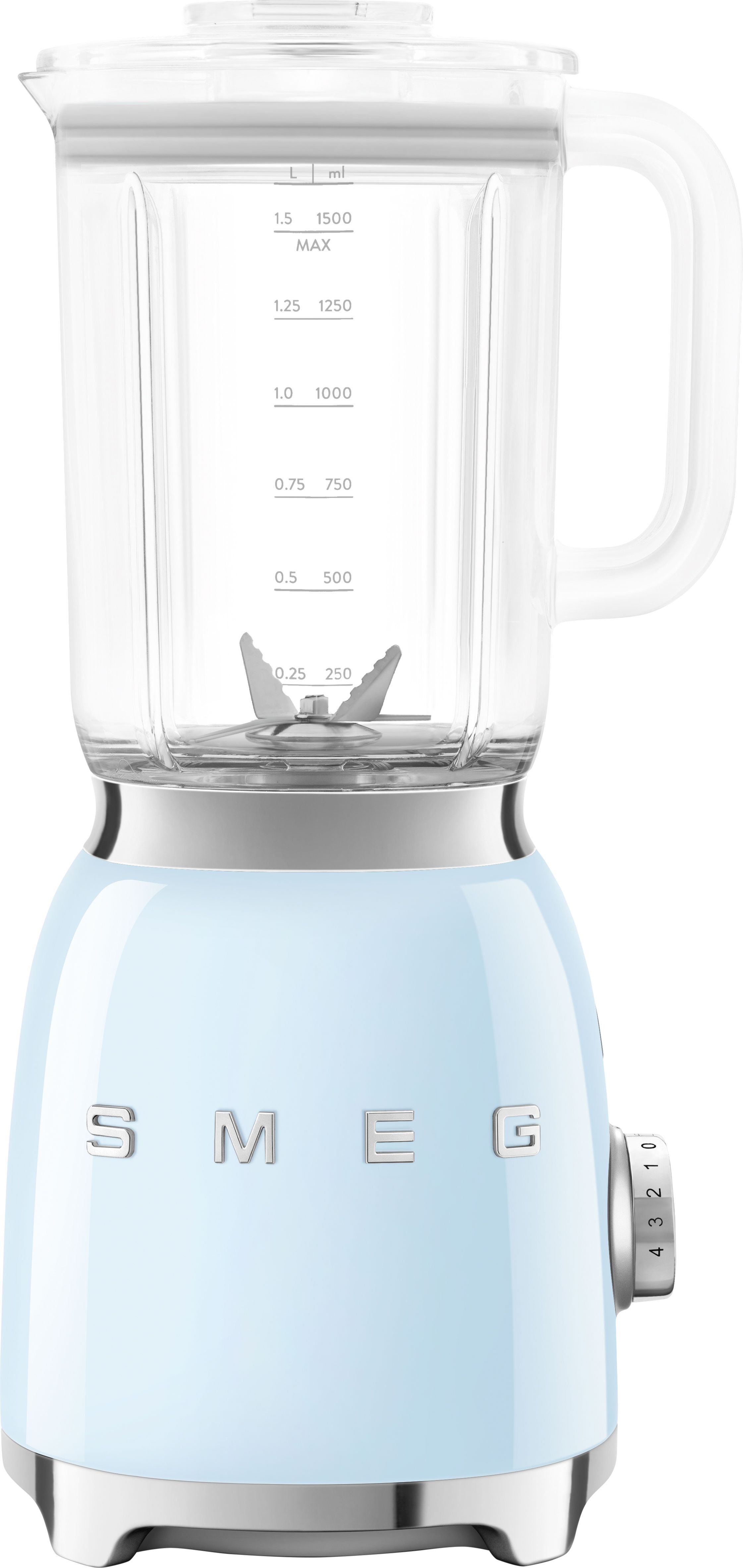 Image of Smeg 50's Retro BLF03PBUK Blender - Pastel Blue, Blue